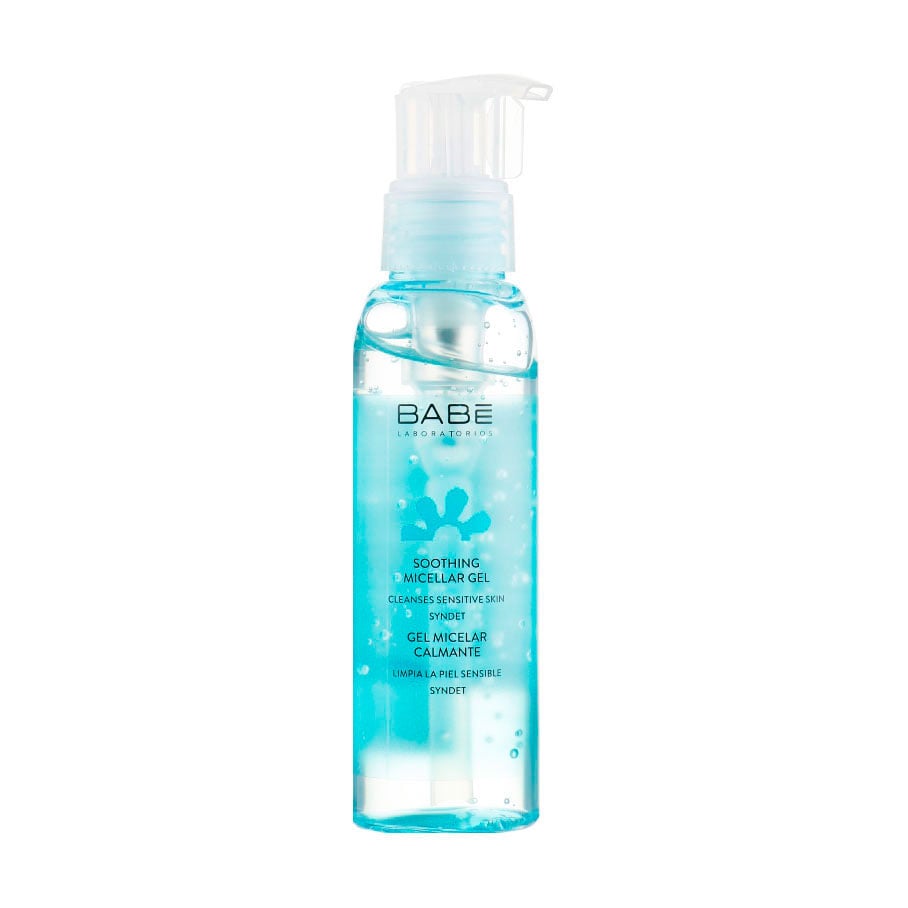 Міцелярний гель для вмивання BABE Laboratorios Soothing Micellar Gel, 90 мл (дорожня версія)