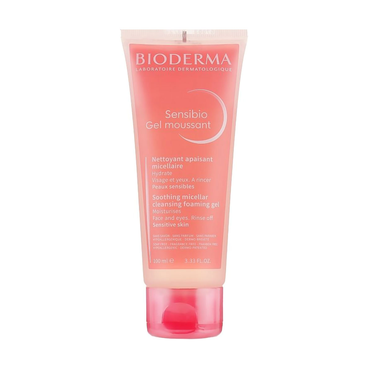 Зволожувальний міцелярний гель для обличчя та очей Bioderma Sensibio Soothing Micellar Cleansing Foaming Gel, 100 мл
